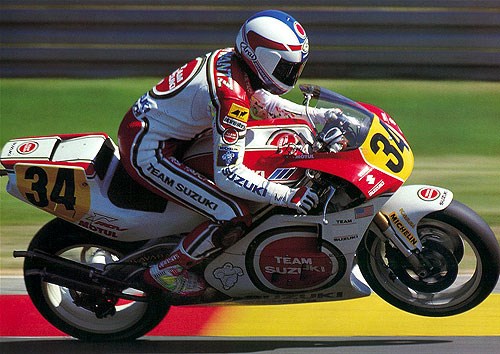 Kevin Schwantz at Donington 